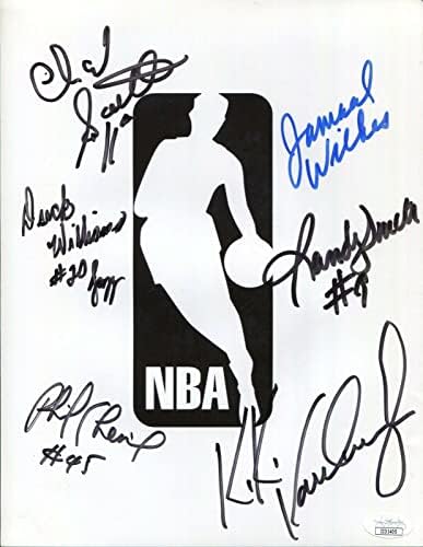 Ördek Williams Kiki Vandeweghe Randy Smith Phil Chenier + 3 NBA İmzalı Fotoğraf JSA-İmzalı NBA Fotoğrafları