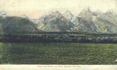 Rock Springs, Wyoming Kartpostalı