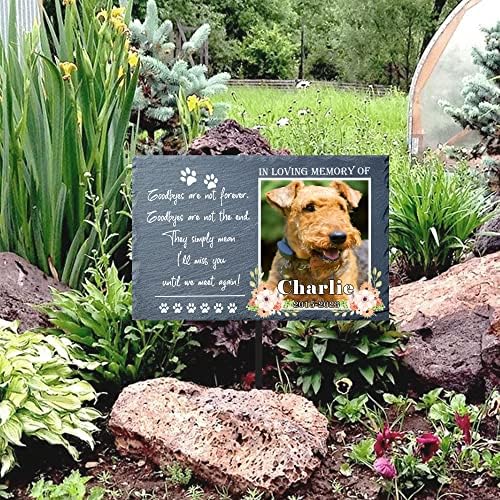 Vedalar Sonsuza Kadar değil, Kişiselleştirilmiş Airedale Terrier Köpek Anıt Plaket Hissesi, Evcil Hayvan Kaybı Hissesi