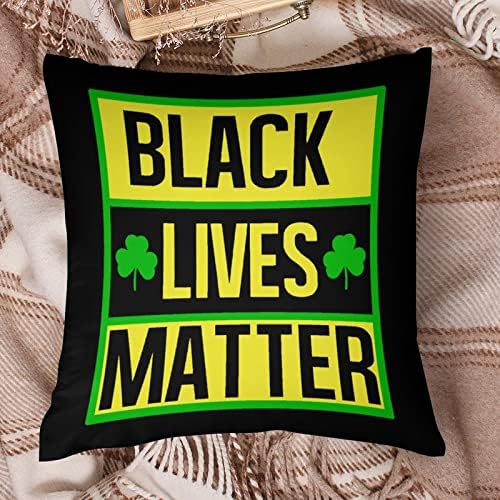 Siyah Lives Matter Atmak Yastık Kılıfı Fermuarlı Kare Yastık Kılıfı Yastıkları Koruyucu Yatak Kanepe Oturma Odası