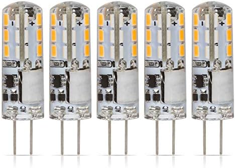 Simba Aydınlatma LED G4 Ampul (5 Paket) 1.1 W T3 10W Halojen Değiştirme 12V AC/DC JC Vurgu ışıkları için Bi-Pin Tabanı,