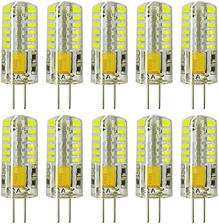 RAYHOO 10 adet G4 LED Ampuller JC Bi-Pin Taban ampuller 3W AC / DC 12V 20W-30W T3 Halojen Ampul Değiştirme Peyzaj