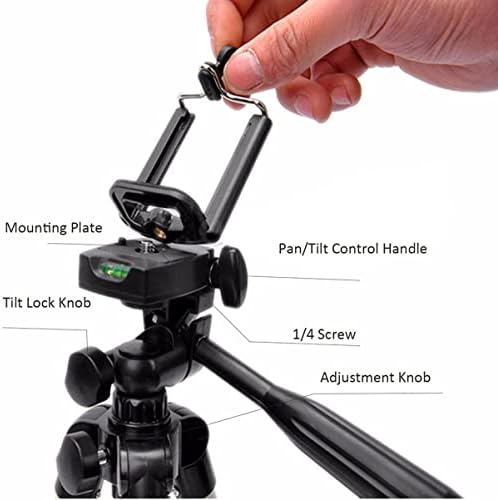 SOLUSTRE kamera tripodu kamera tripodu kamera tripodu Montaj Tutucu Tripod Ayarı Kamera Cm Taşınabilir Telefon için