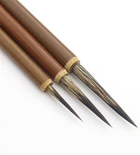 EODNSOFN 3 adet / takım Çin kaligrafi Fırçası Kalem Bıyık Kanca Hattı Fırça Ince Boya Fırçası Sanat Kırtasiye Yazma