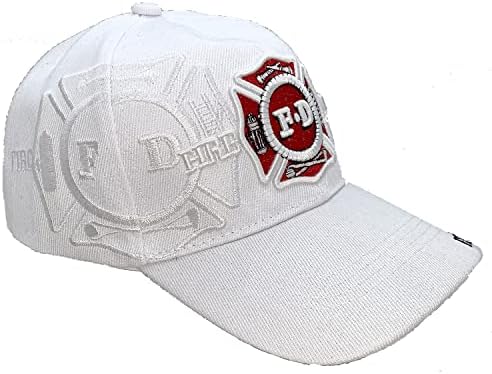 Siyah Ördek Marka İşlemeli İtfaiye Beyzbol Şapkası / Şapkası