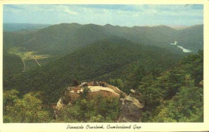 Cumberland Gap, Kentucky Kartpostalı