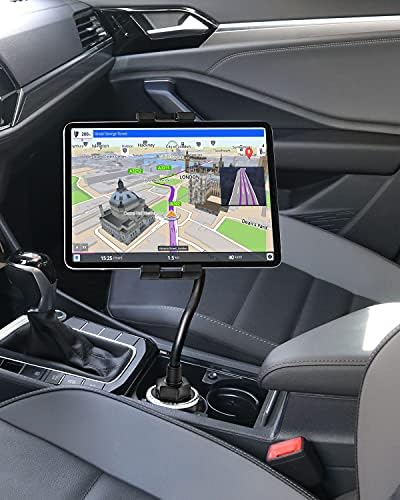 woleyı Araba Bardak Tutucu Tablet Dağı, Ayarlanabilir 10.5 Gooseneck Kol Araba Bardak Tutucu Tablet Standı iPad Pro