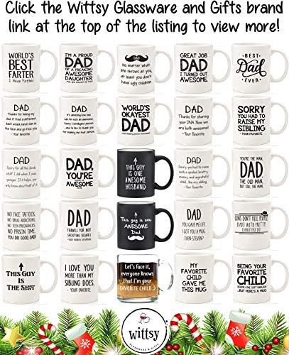 Baba, Şımarık Kardeş Komik Kahve Kupa-Baba, Erkekler için en iyi Noel Hediyeleri-Kızı, oğlu, en sevdiği çocuktan
