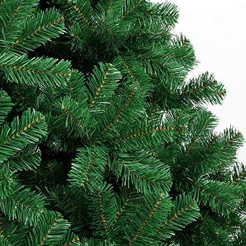 DULPLAY 9.8 Ft Klasik Yapay Noel Ağacı, Ladin Doğal Alp Menteşeli Katı Metal Bacaklar Çevre Dostu Aydınlatılmamış