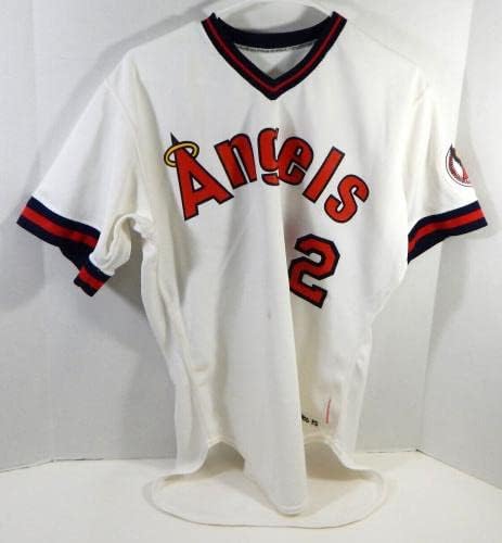 1986 Palm Springs Angels 22 Oyun Kullanılmış Beyaz Forma DP23980 - Oyun Kullanılmış MLB Formaları