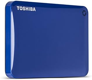 Toshiba Canvio Connect II 2 TB Taşınabilir Sabit Sürücü, Mavi (HDTC820XL3C1)