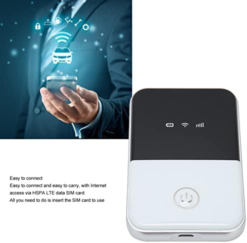 Mobil WiFi Hotspot, 4G LTE Mobil Taşınabilir Seyahat WiFi sim kartlı router Yuvası, 150mbps'ye kadar, 10 Kullanıcıyı