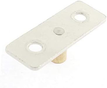 X-DREE 20 Pcs Metal 8mm Diameter Wooden Sliding Door Guide Locator Stopper(20 piezas de metal 8 mm de diámetro de