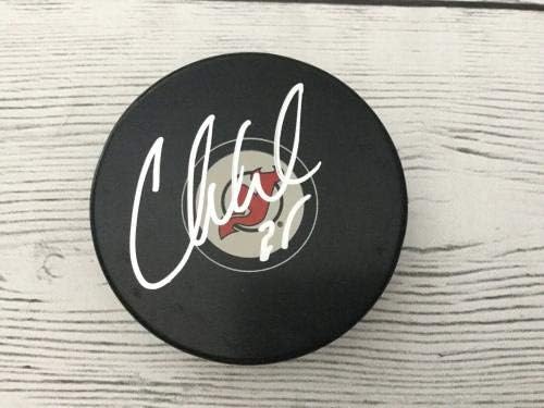 Cory Schneider İmzalı NJ New Jersey Devils Hokey Diski PSA DNA COA b İmzalı NHL Diskleri İmzaladı