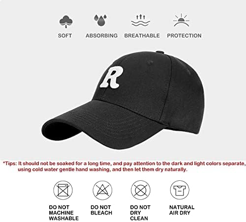 WAADXUTI beyzbol şapkası, Unisex Topu Kapaklar Pamuk Şapka Mektup Işlemeli Ayarlanabilir Toka kamyon şoförü şapkası