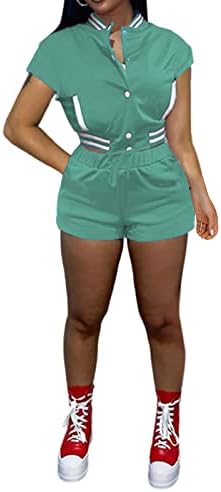 Bayan Uzun Yüzmek Şort Kadın Yaz İki Parçalı Set Düz Renk Kısa Kollu Bluz ve kısa pantolon seti Yüzmek