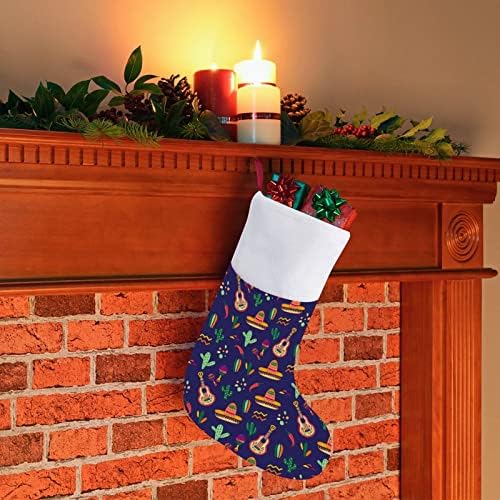 Meksika Geleneksel Kutlama Noel Çorap Çorap Noel Ağacı Santa Süsler Asılı Süslemeleri Şömine Tatil 16.5