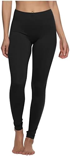 ADSSDQ Tayt Kadınlar için Karın Kontrol Artı Boyutu Yüksek Belli Yumuşak Capri Yoga Pantolon Egzersiz, Koşu