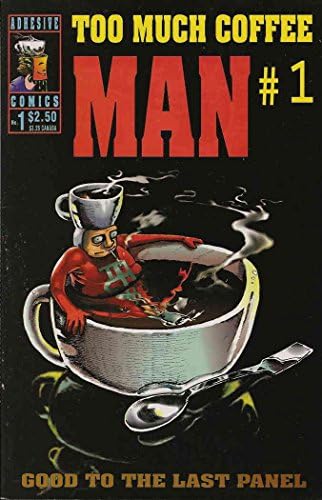 Çok Fazla Kahve Adamı 1 (2.) VF / NM; Yapışkan çizgi roman / Shannon Wheeler