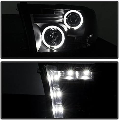 Spyder Otomatik LED Halo Projektör Farları Siyah / Füme
