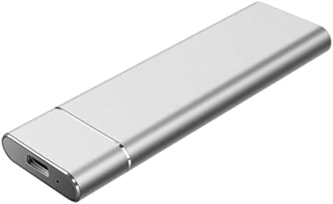 CZDYUF SSD Harici sabit disk USB 3.1 Tip C 500GB 1TB 2TB Taşınabilir Katı Hal Harici Sürücü (Renk : Gümüş, Boyut: