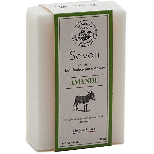 Maison du Savon de Marseille-Taze Organik Eşek Sütü ile Yapılan Fransız Sabunu - Argan Yağı Kokusu-125 Gram Bar