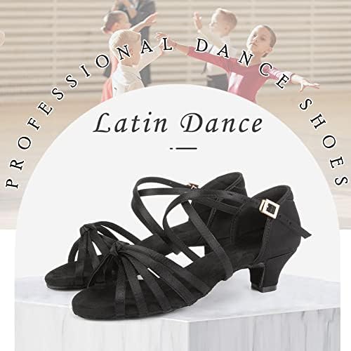HROYL Kadın Latin Salsa Dans Ayakkabıları Düşük Topuk Balo Salonu Salsa Performans Uygulama Profesyonel dans ayakkabıları
