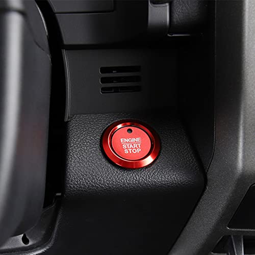 Motor Push Start Stop düğme kapağı Trim için Ford F150, Araba Aksesuarları iç Mekanlar için F150, Alüminyum Alaşım,