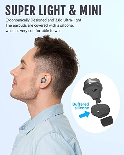 Chof A6 Pro Kablosuz Kulaklık, 35 Saat Çalma Süresine Sahip Bluetooth 5.3 Kulaklık Gürültü Önleyici Kulak Tomurcukları