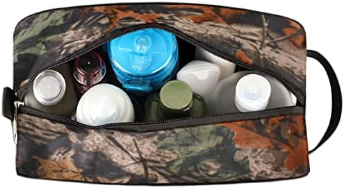 DJYQBFA makyaj çantası Orman Ağacı Kamuflaj Camo Taşınabilir Makyaj Çantası Suya dayanıklı Tıraş Çantası Çok Fonksiyonlu