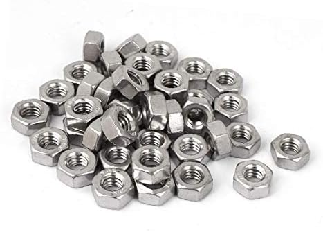 X-DREE 1/4 -20 304 paslanmaz çelik altıgen vida Somun Raptiye için 40 adet vidalı cıvata(1/4 '' -20 304 Sujetador