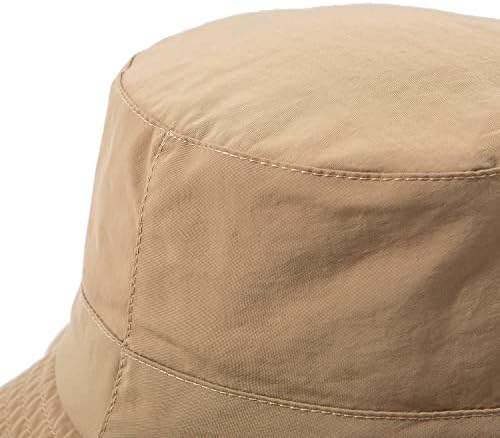 Croogo balıkçı şapkası UPF 50 + Geniş Ağız Kova Şapka Safari Boonie Şapka Su Geçirmez Açık Balıkçı Şapka Rüzgar Geçirmez