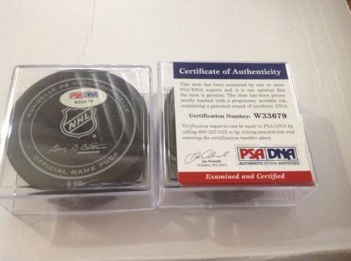 Sergei Varlamov Resmi Oyun Hokey Diskini İmzaladı PSA DNA COA Çığ Avs a-İmzalı NHL Diskleri