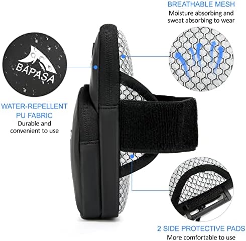 XIXIAN Koşu telefon tutucu Çanta Sweatproof telefon kol bandı Bisiklet Kol Çantası için Uygun 6.5 inç Telefon, Cep