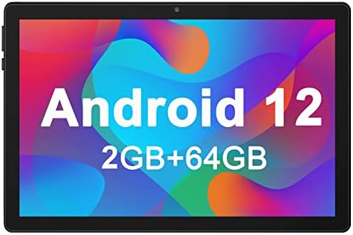 Android 12.0 Tablet, 10 inç Tablet, 2GB RAM 64GB ROM, 512GB Genişletme, Çift Kameralı Android Tablet, WiFi, Bluetooth,
