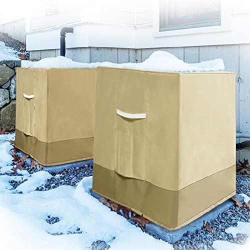 Dış Üniteler için BouPower 600D Klima Kapağı, Oxford Kumaş + Kalın PVC Su Geçirmez Katman, Dayanıklı AC Kapakları