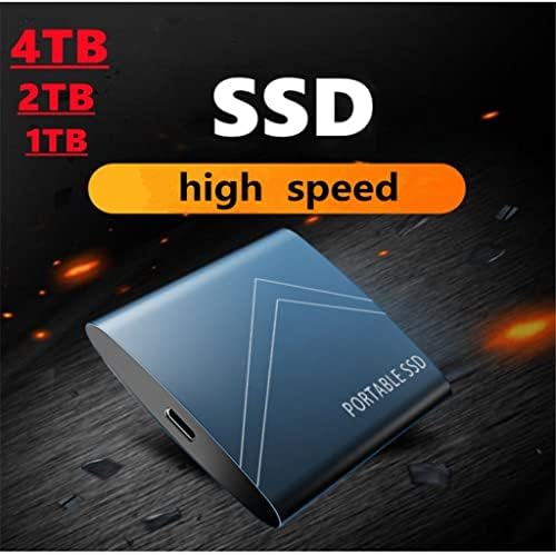 CZDYUF Typc-C Taşınabilir Sabit Disk SSD Desen 4TB 2TB Harici SSD 1TB 500GB Mobil Katı Hal Sabit Disk USB 3.1 Harici