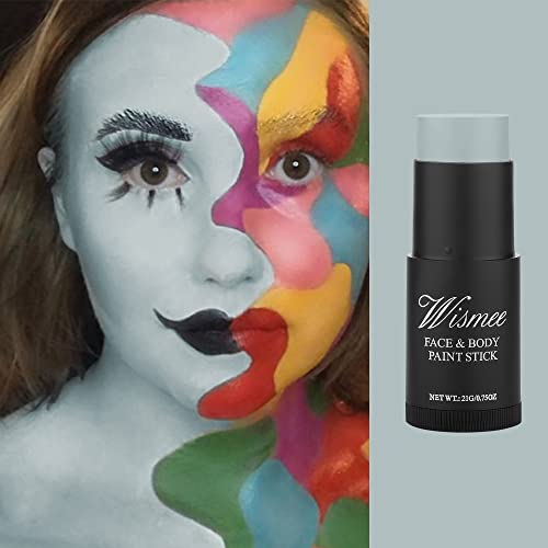 Wismee Mor yüz boyası Sopa (0.75 Oz) Toksik Olmayan Yağ Bazlı yüz makyajı vücut Boyası Sopa Yüksek Pigmentli Pembe