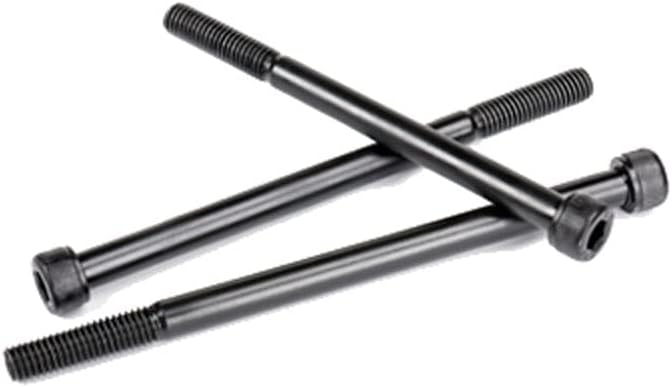 1 adet M10 * 310mm siyah renk Allen vida ıç altıgen Tırtıllı uzunluk cıvata makine çivi 12.9 sınıf karbon çelik TYPE666