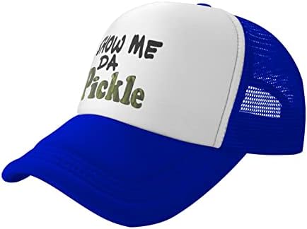 Göster Bana Da turşu şoför şapkası, Unisex beyzbol şapkası, Ayarlanabilir file şapka, Spor için Uygun, Balıkçılık,