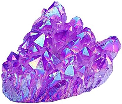 MANİFO Doğal Kaya Kristal Temizle Kuvars Küme Taş Şifa Mineral Geode Druzy Numune 1.85-3.5