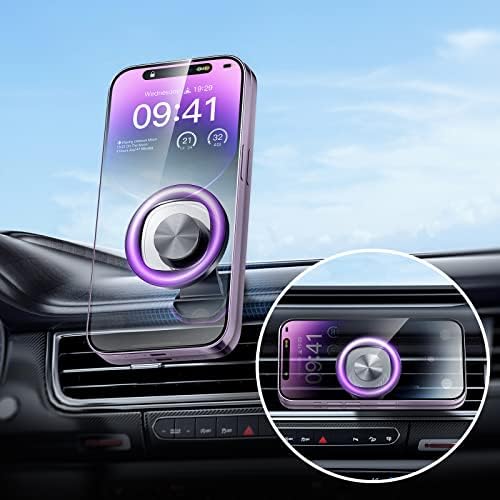 Eyemay [2023 Yükseltilmiş MagSafe Araç Telefonu Tutucu Yuvası- [30 En Güçlü Mıknatıs] Araba için Manyetik Telefon