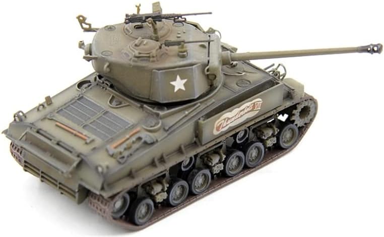 ikıncı dünya savaşı ABD M4A3E8 Thunderbolt 7 1: 72 ABS Tankı Önceden Oluşturulmuş Model