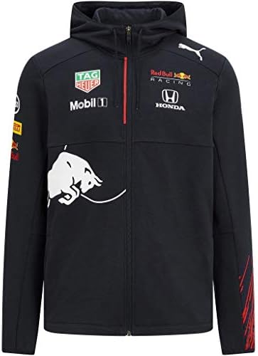 PUMA Red Bull Racing F1 Çocuk 2021 Takım Kapüşonlu Sweatshirt Ceket-Gençlik
