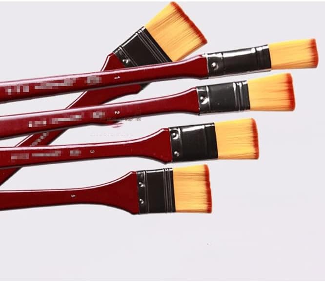 SXNBH Naylon Fırça Sopa 5 Yağlıboya Su Tebeşir Fırçası Boya Akrilik Fırça Sanat Malzemeleri Boyama Kalem