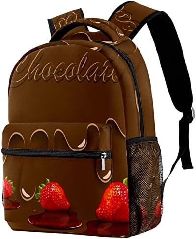 Adamion Sırt Çantası Çikolata Çilek Okul Sırt Çantası Koleji Bookbag seyahat sırt çantası İş Seyahat Çalışması İçin